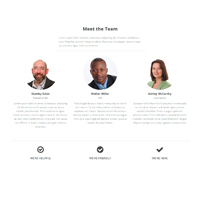 Meet The Team Page Design